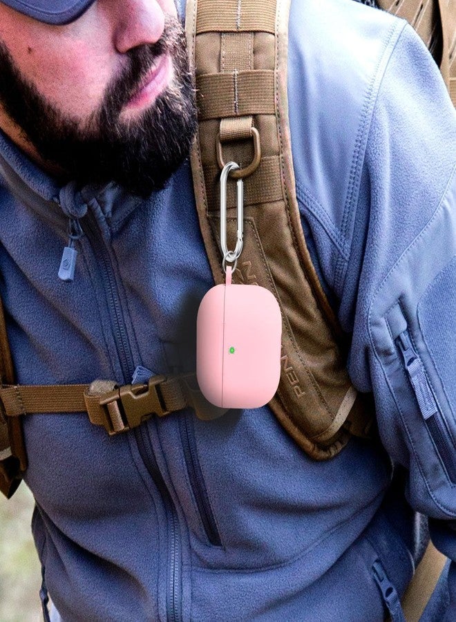 MOLOPPO Premium Protective Case for AirPods 4th Generation - Stylish & Durable Air Pods Case with Keychain for Air Pod & Air Pods Accessories（Pink） - Image 5
