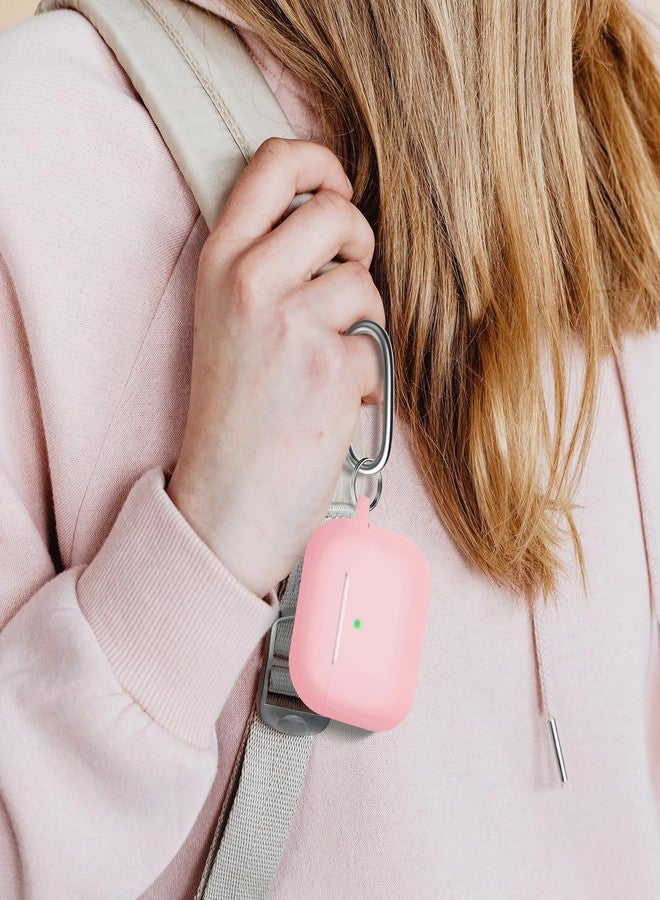 MOLOPPO Premium Protective Case for AirPods 4th Generation - Stylish & Durable Air Pods Case with Keychain for Air Pod & Air Pods Accessories（Pink） - Image 4