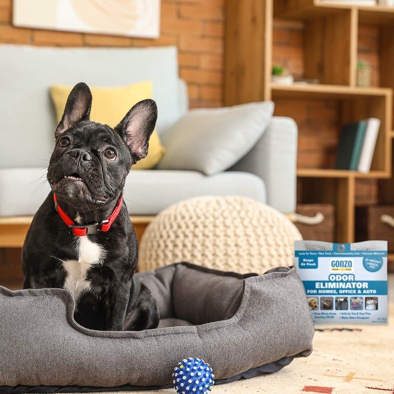 Gonzo Natural Magic Gonzo Odor Eliminating Rocks - 32 oz - 907 Grams - Pet Cigarette Smoke Paint Garbage Odor Eliminator For Car Home Gym Bag Basement Locker Room - Image 4