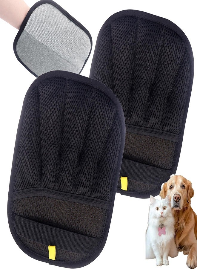 Rorodog 2- Pack Magic Brush Pet Hair Removal Gloves– Upgraded 5 Finger Reusable Electrostatic Grooming Tool for Dogs & Cats, Remove Dog/Cat Hair from Clothing, Furniture, Car Seats, Bedding. - Image 1