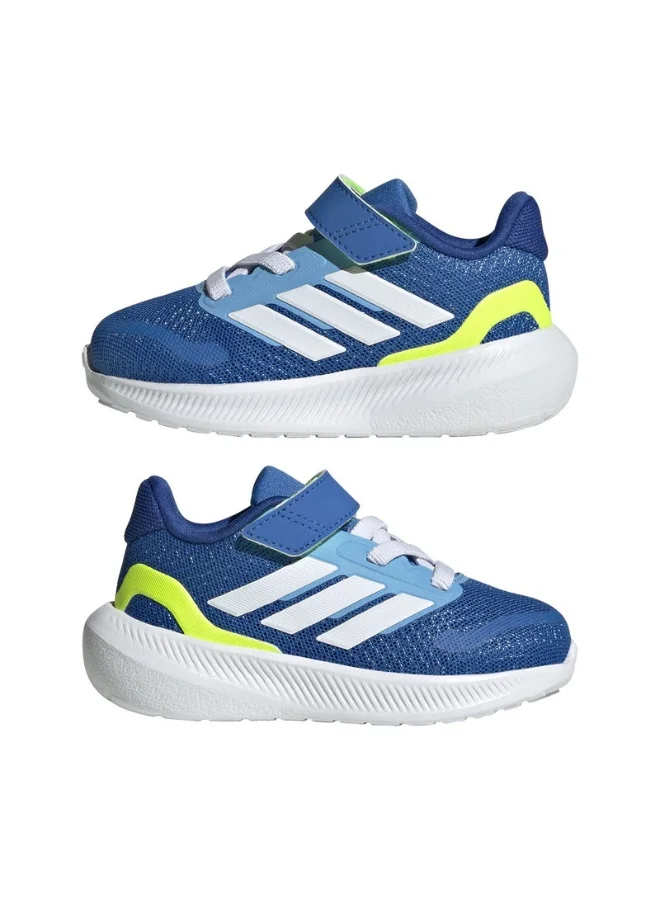 Adidas Adidas Runfalcon 5 El I U Blue Running Shoes For Baby