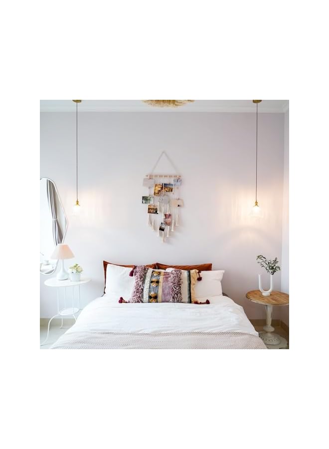 The Bros Beige Hanging Photo Display Wall Art - for Birthday Parties, Bedrooms & Dorms, Ideal for Photos, Prints & Artwork Showcase - Image 4