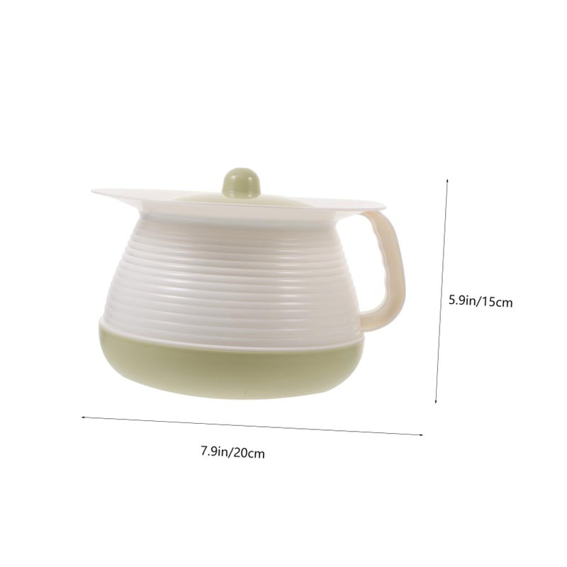 Green Portable Spittoon Urinal Bottle For Elderly Easy To Clean For Home And Travel - Image 3