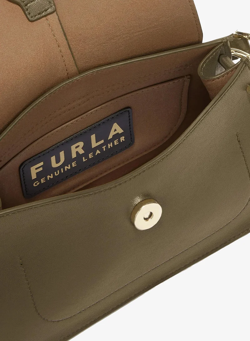Furla Green Flow Sage Top Handle Bag - Mini for Women | Best Price UAE