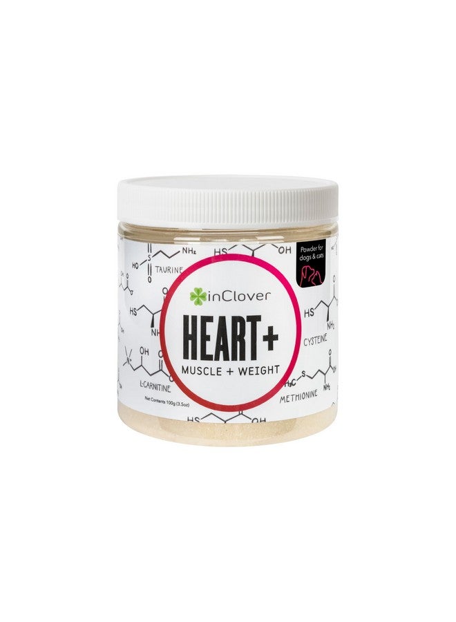 InClover, Dog Heart Health Supplement BioVibrant, Helps Support Dog Heart Health, Dog Supplement Treat Powder with Taurine Helps Pet Heart Health and Weight Management, Immune Support