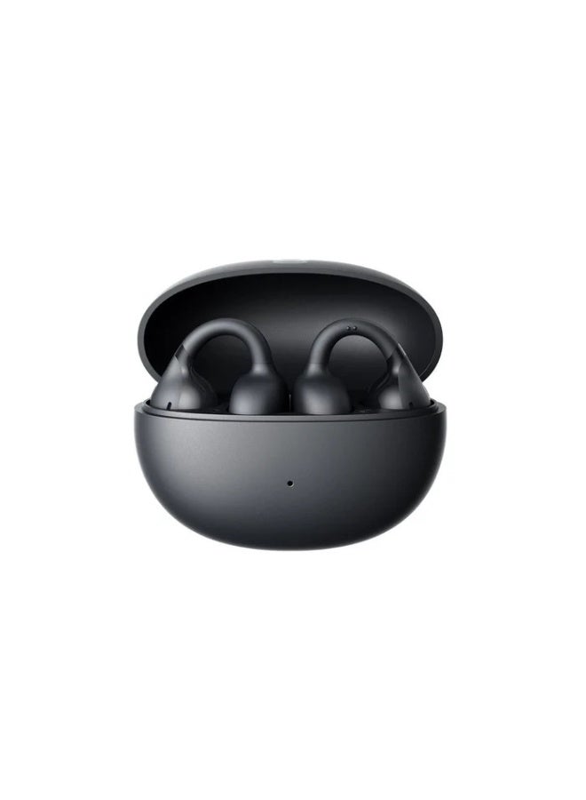 Baseus Bass BC1 Open Ear Earbuds Clip-On Headphones, Open-Ring Comfort with Tri-Curve Snug Clip, Powerful Sound with SuperBass, 4-Mic Clear Calls, IP55 Waterproof, 38H Playtime, Lightweight Black - Image 1