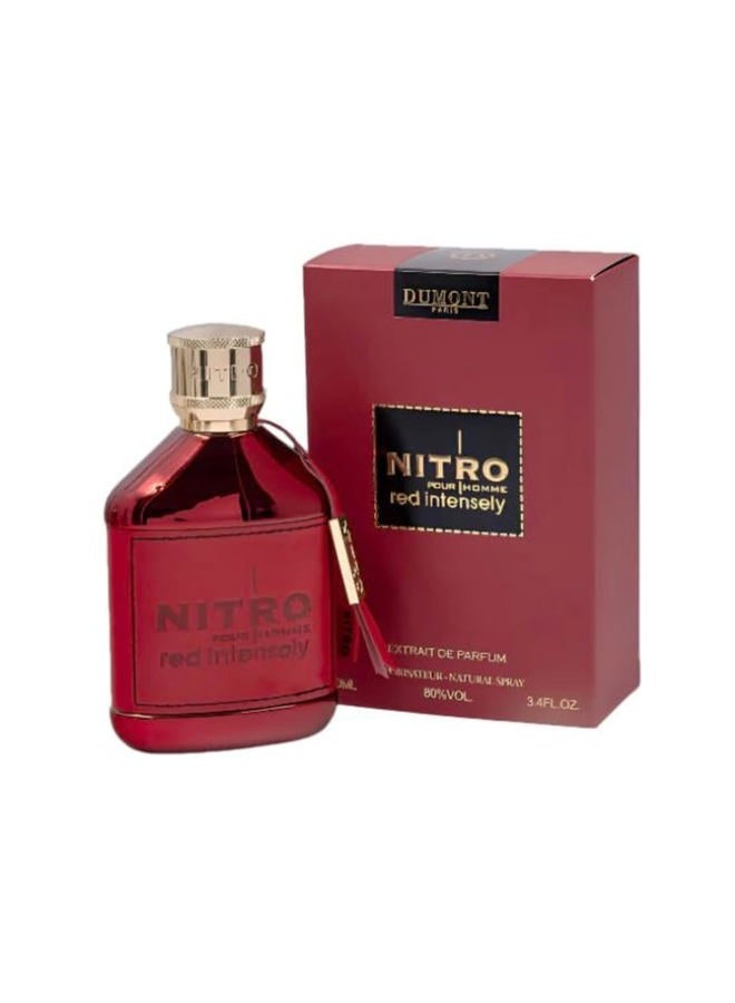 Dumont Nitro Red Intensely Extrait Parfum Spray for Men, 3.4 Ounce/100 ml - Image 1
