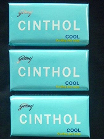 Cinthol 3 X Godrej Cinthol Cool Bath Soap Cooling Deo Soap 75g X 3 Soap 