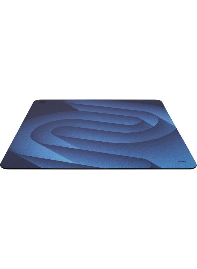 BenQ ZOWIE H-SR-SE Blue II Extra Large Esports Gaming Mouse Pad, Moisture Resistant Cloth, Smooth and Controlled Glide, High Density Rubber Pad with Medium Softness, Anti-Slip base (H-SR-SE-ZC07) blue - Image 1