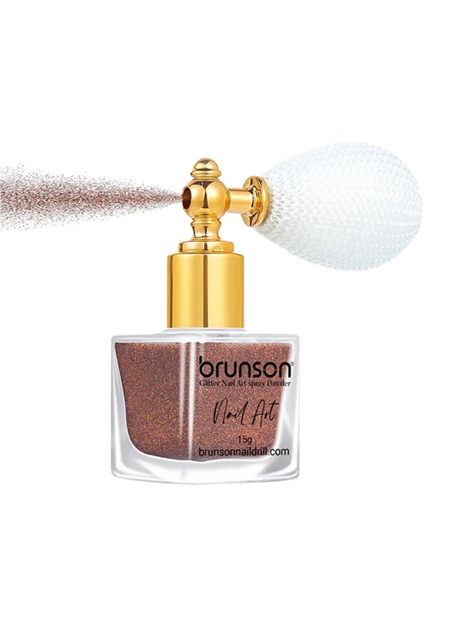 brunson Highlight Powder Glitter Spray 15g – Nail Art Glitter – Shimmer Highlighter Glitter Powder for Makeup – Nail Art – Craft Design BGPS35 - Image 1