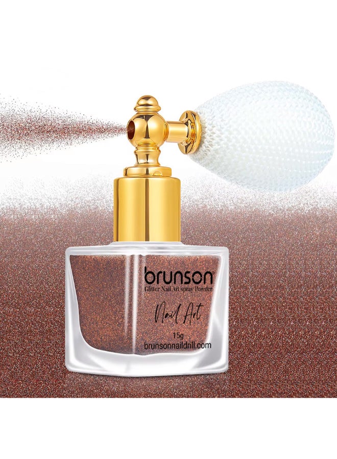 brunson Highlight Powder Glitter Spray 15g – Nail Art Glitter – Shimmer Highlighter Glitter Powder for Makeup – Nail Art – Craft Design BGPS35 - Image 2