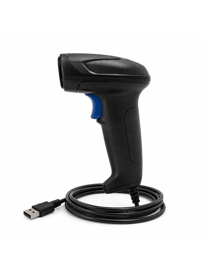 BASEET USB Wired Handheld Laser 2D Barcode Scanner with Fast Interface BAS-139 - Image 1