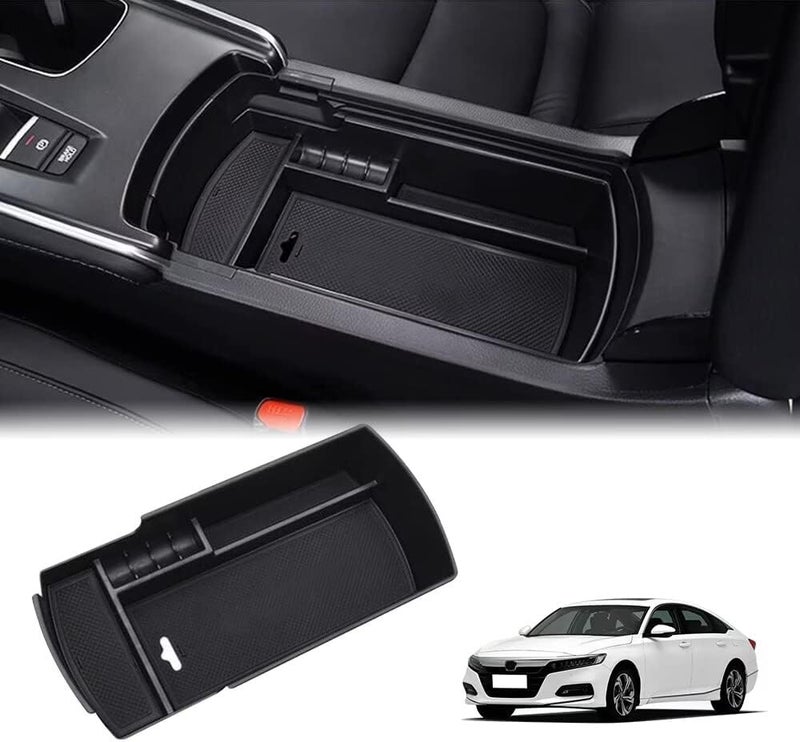 Vesul Center Console Organizer Compatible with Honda Accord 2018-2022 Armrest Tray Storage Box Divider Insert Organizer ABS Glove Pallet - Image 1