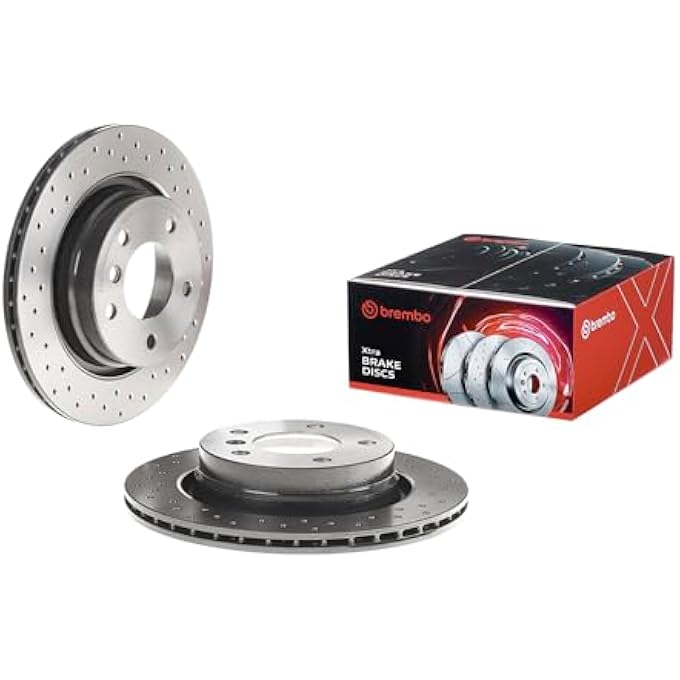 rayihni BREMBO 0977021X Brake Disc Rotors Set of 2