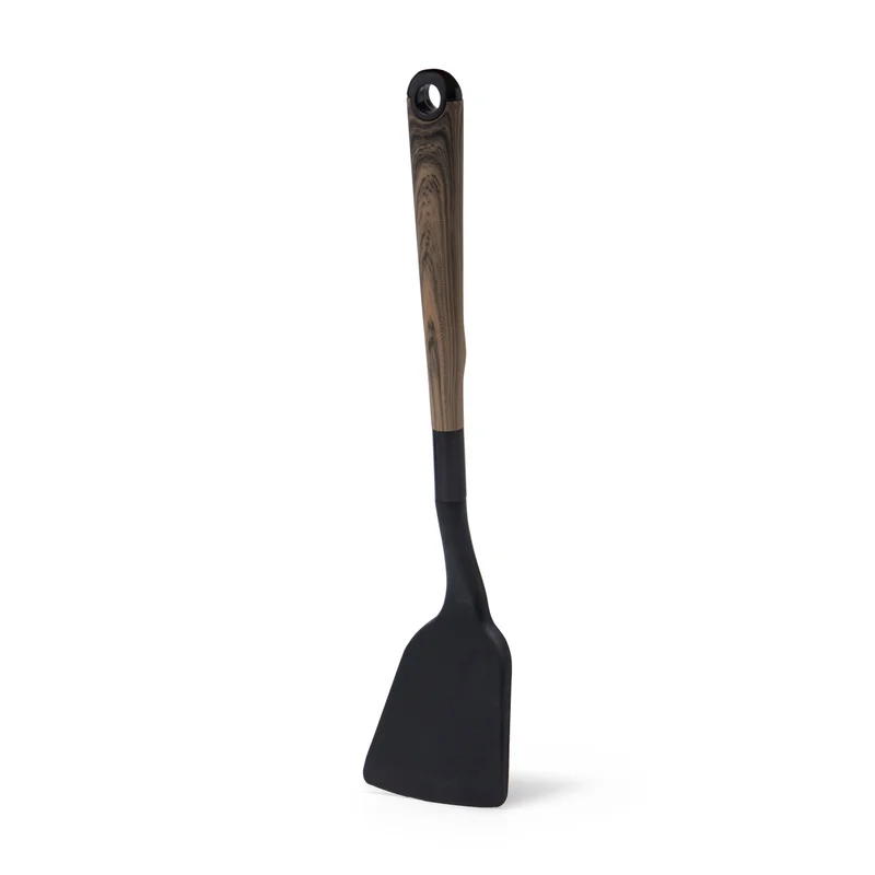 سيمبلي كيتشن Lg Sake Silicone Turner With Strain And Scoop Handle