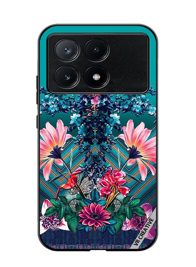 VR CREATIVE Protective Case Cover For Xiaomi Poco X6 Pro Flower Design Multicolour - Image 1