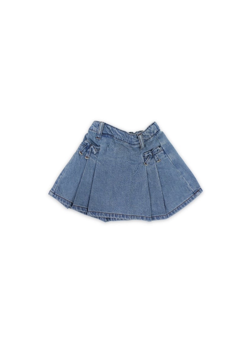 Solang Girls Denim Skirt - Image 1
