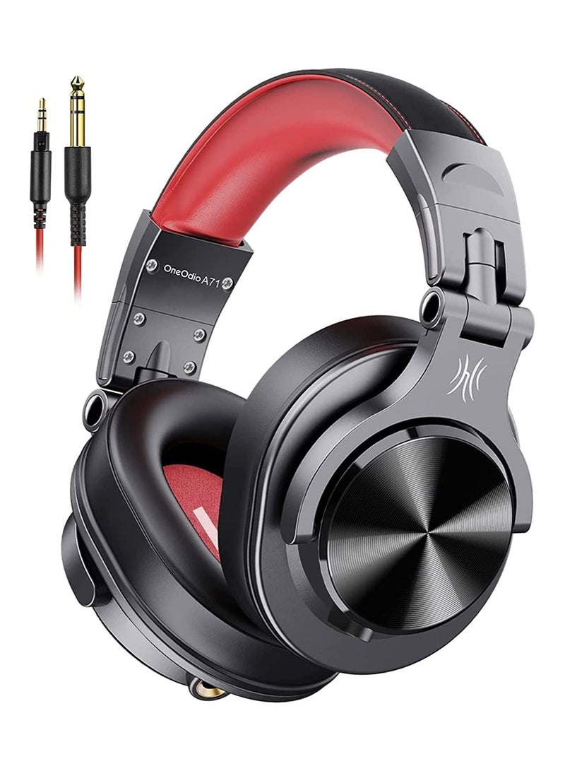 OneOdio A71 Hi-Res Studio Recording Headphones - Wired Over Ear Headphones with SharePort, Professional Monitoring & Mixing Foldable Headphones with Stereo Sound - Image 1