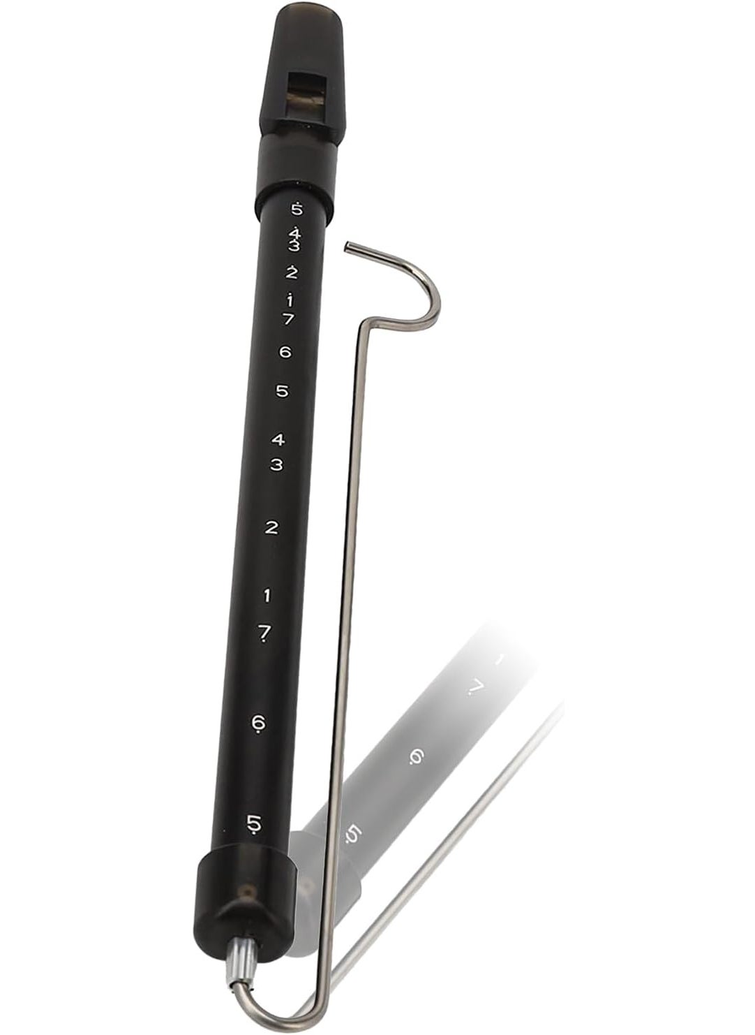 HURRISE Slide Whistle Aluminum Alloy Rod Parent Tools Easy Tuning Whistle Sliding Instrument  - Image 1