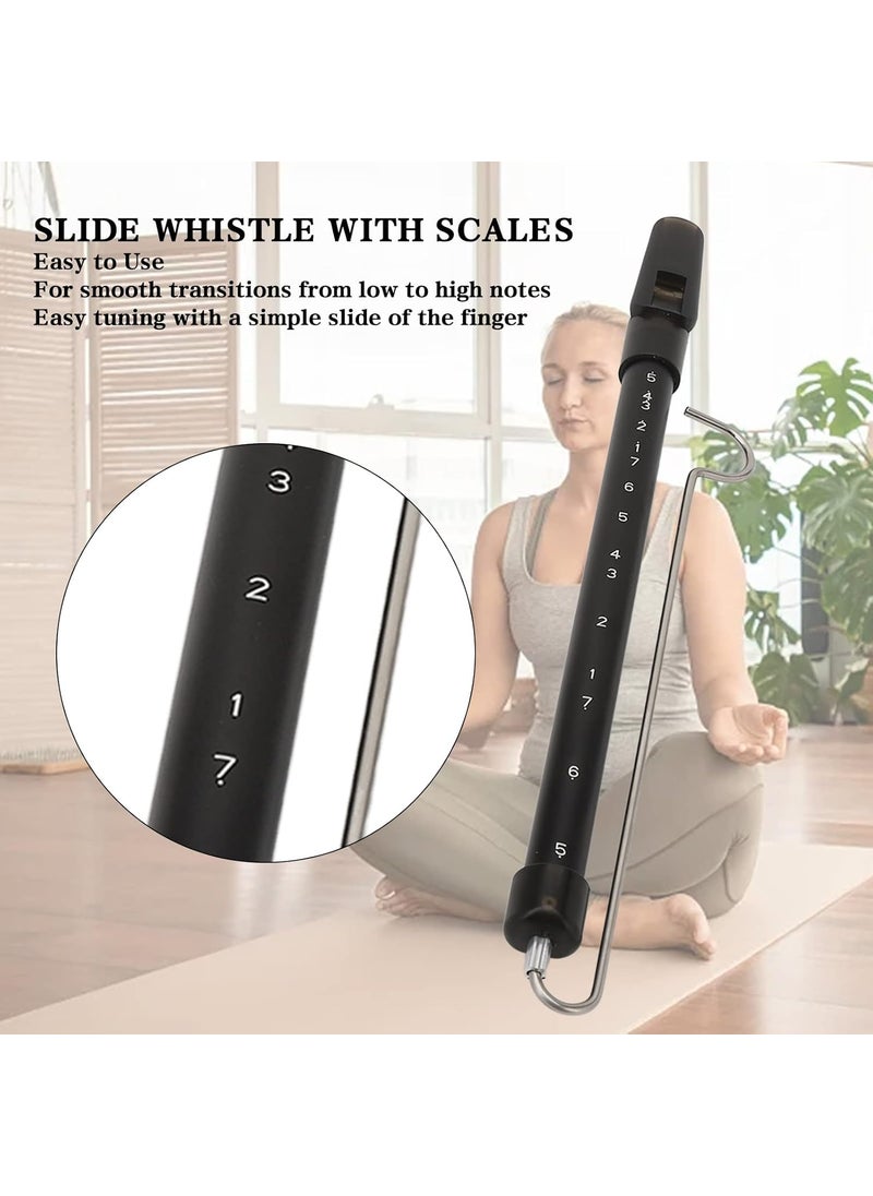 HURRISE Slide Whistle Aluminum Alloy Rod Parent Tools Easy Tuning Whistle Sliding Instrument  - Image 2
