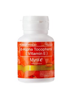 Myra E 400 IU Vitamin E Capsules – 30 Softgels – Natural d-Alpha Tocopherol for Skin Health & Immune Support  - Image 1