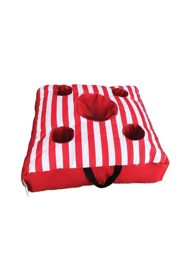 WAVY Floating Cup Holders Tray - Red & White - Image 1