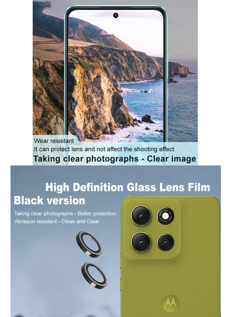 GMATE For Motorola G56/G86 -  Camera Lens Protector , Scratch-Resistant Ultra-Thin Tempered Glass with Aluminum Edging , High Quality Camera Lens Protector - Image 3
