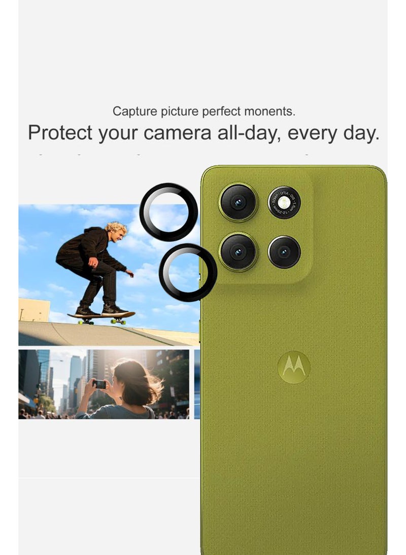 GMATE For Motorola G56/G86 -  Camera Lens Protector , Scratch-Resistant Ultra-Thin Tempered Glass with Aluminum Edging , High Quality Camera Lens Protector - Image 2