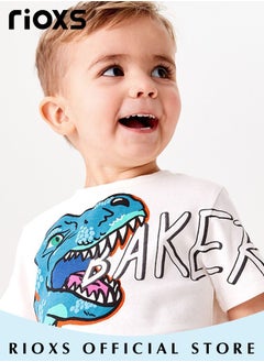 Toddler Baby Boys Top And Short Sets,Little Boys Summer Outfits,Cotton Short Sleeve Dinosaur  T-Shirt and Short,Classic Graphic Short Sleeve Tees,Comfortable Short Pants Playwear For School Outdoor Daily Wear - pzsku/ZD7561547B529C9B50468Z/45/_/1713257308/01ce6ed6-845c-4146-95df-0e7029228241