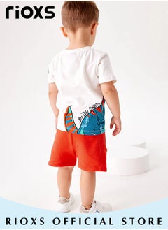 Toddler Baby Boys Top And Short Sets,Little Boys Summer Outfits,Cotton Short Sleeve Dinosaur  T-Shirt and Short,Classic Graphic Short Sleeve Tees,Comfortable Short Pants Playwear For School Outdoor Daily Wear - pzsku/ZD7561547B529C9B50468Z/45/_/1713257308/92107f2e-9d4c-4a34-b3d2-9719cb741938