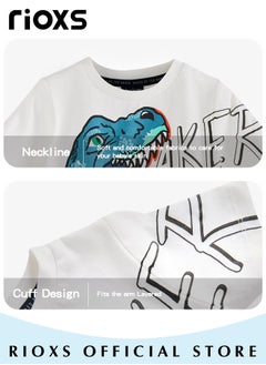 Toddler Baby Boys Top And Short Sets,Little Boys Summer Outfits,Cotton Short Sleeve Dinosaur  T-Shirt and Short,Classic Graphic Short Sleeve Tees,Comfortable Short Pants Playwear For School Outdoor Daily Wear - pzsku/ZD7561547B529C9B50468Z/45/_/1719285921/44ffabae-7797-4c73-9567-831da363c90e