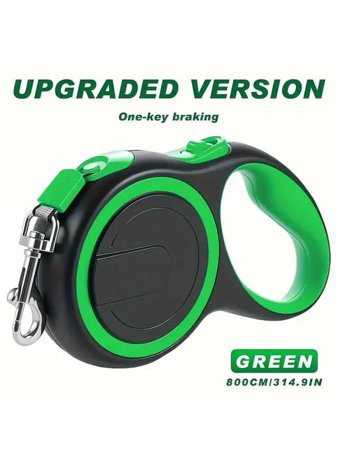 Grey Retractable Dog Leash for Outdoor Walking Portable Lead Suitable for Medium to Large Dogs Size L - Image 5