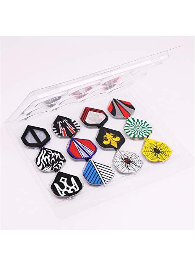 عربست الريشة الاحترافية القياسية للرحلات النشطة ، 144 قطعة استبدال ذات أجنحة تحتوي على نصائح من الفولاذ ونصائح ناعمة. - Image 5