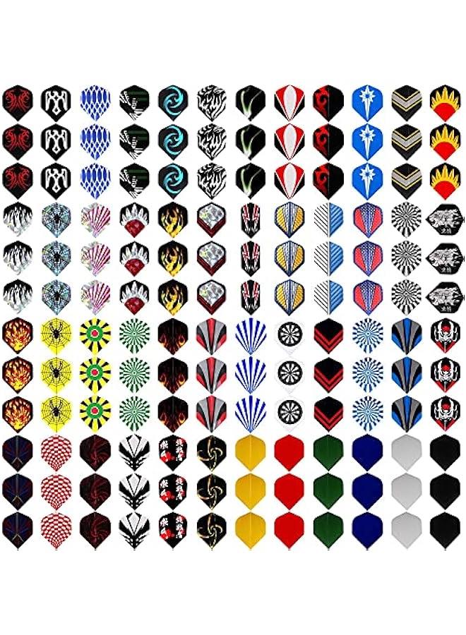 عربست الريشة الاحترافية القياسية للرحلات النشطة ، 144 قطعة استبدال ذات أجنحة تحتوي على نصائح من الفولاذ ونصائح ناعمة. - Image 1