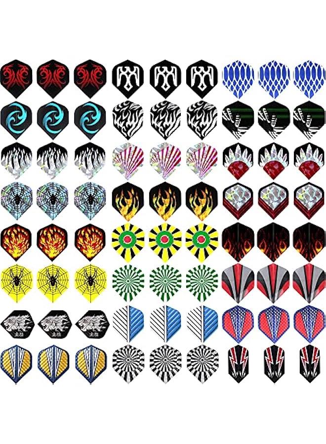 عربست الريشة الاحترافية القياسية للرحلات النشطة ، 144 قطعة استبدال ذات أجنحة تحتوي على نصائح من الفولاذ ونصائح ناعمة. - Image 2