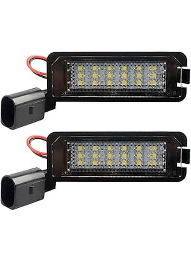 2 قطعة مصابيح إضاءة لوحة الأرقام LED لاستبدال إضاءة خارجية للمركبة - Image 1