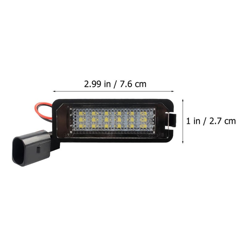 2 قطعة مصابيح إضاءة لوحة الأرقام LED لاستبدال إضاءة خارجية للمركبة - Image 3