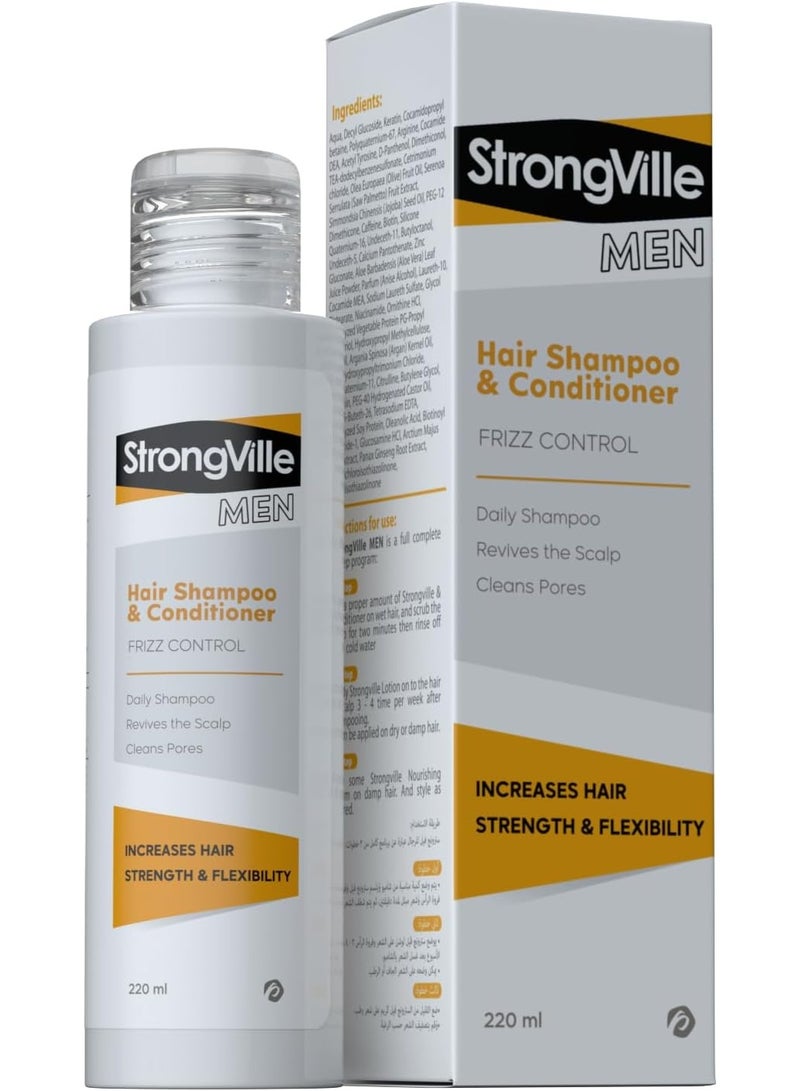 Strongville men Hair Shampoo & Conditioner Nourishing 220 ml