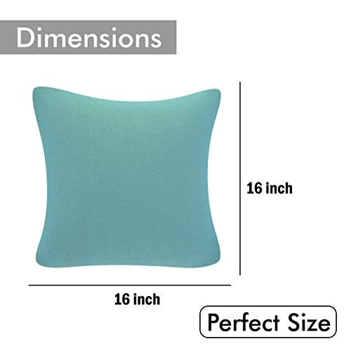 Yellow Weaves Cotton Canvas Decorative Cushion Covers, (16 X 16 Inches), Set of 5, Multicolour - Image 5