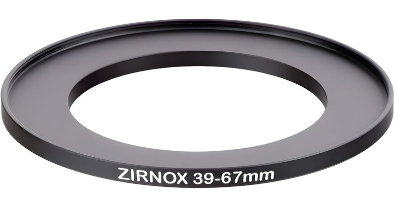 ZINROX® 39-67mm Step Up Lens Filter Adapter Ring, Set of 1 Piece - Size: 39mm to 67mm Stepping Ring - Made in India - Image 2