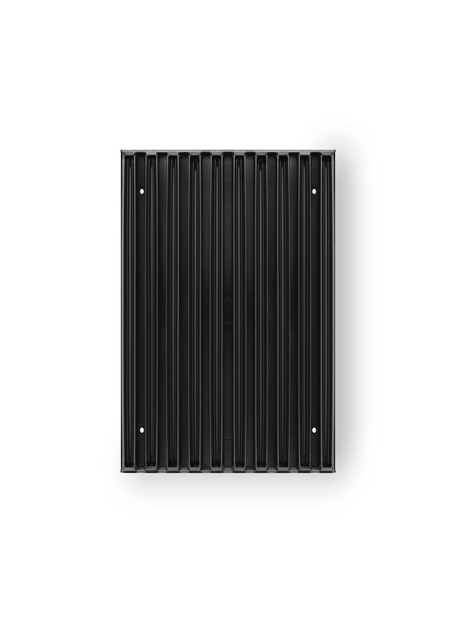 كوس حامل أسطوانات كوس الجداري، حامل فينيل للتخزين والعرض، قابل للتوسيع والتعديل ليناسب مساحتك، أسود - Image 2