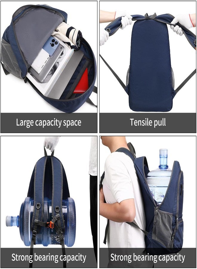 FENGDONG 35L Lightweight Foldable Waterproof Packable Travel Small Hiking Backpack Daypack for men women - Image 5