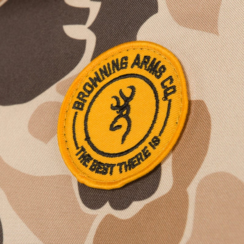 Browning Universal Low Back and Bench Seat Covers, Water and Dirt Resistant Car, Truck, and SUV Seat Covers, Arms Co. (Tan Duck Camo), Low Back (Single) - Image 4