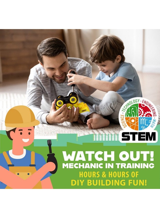 Flybar Power Gearz Take Apart Toy With Screwdriver And Screws 3 Pack Truck Set For Boys And Girls Fire Truck Construction Truck Garbage Truck Vehicle Set Building Toys For Kids Ages 35 - Image 4