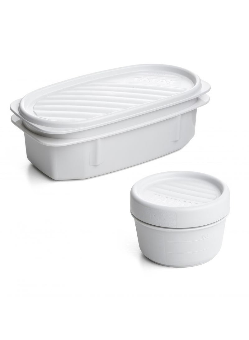 تاتاي طقم صندوق غداء مكون من 4 قطع عملي ومناسب للاستخدام اليومي - Image 5