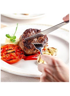 Huitich Table Fork Stainless Steel Silver 20 x 2.5 x 2 cm 12 pcs  - Image 4