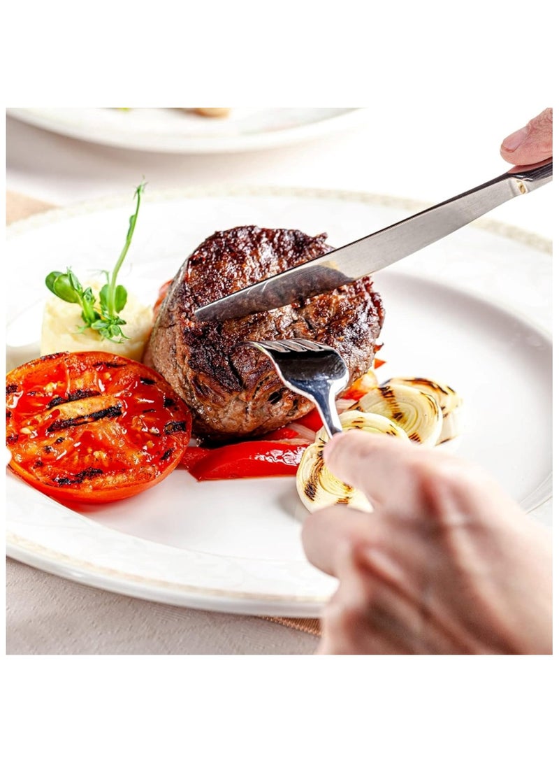 هويتك شوكة طاولة ستانلس ستيل فضي 20 × 2.5 × 2 سم 12 قطعة - Image 4