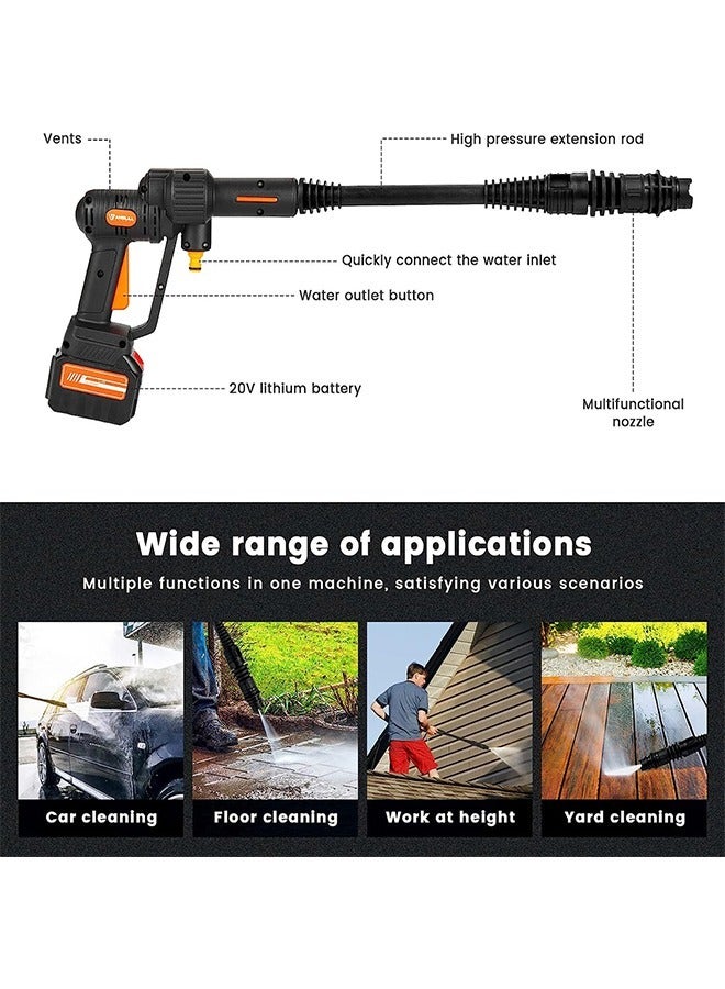 Generic Rechargeable water pressure gun for washing cars, bicycles and windows /888VF - Image 4