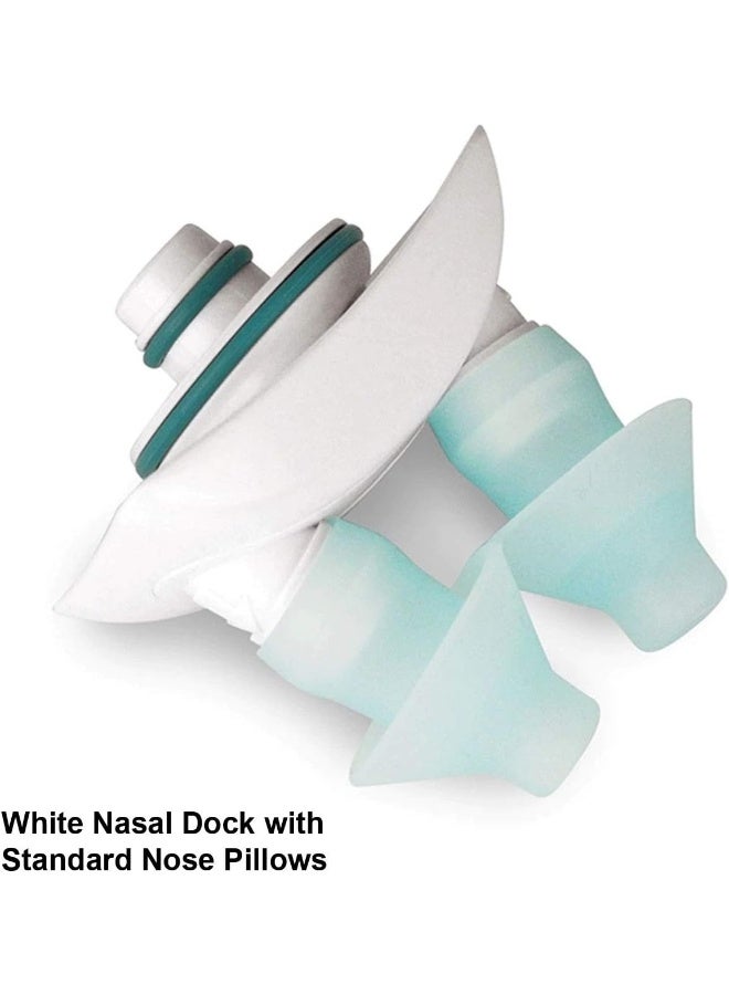 Navage Nasal Dock-Nose Pillow Combo: White Nasal Dock And Standard Nose Pillows - Image 2