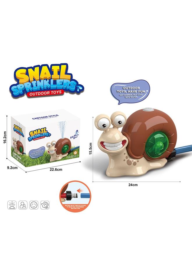 الأزرق جي دبليو الحلزون المتأرجح يدور مجموعة ألعاب رش الماء في الحديقة الصيفية للعب ألعاب الماء 5-12 سنة - Image 1